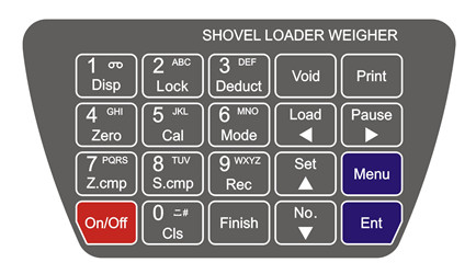 On Board Weighing Systems Shovel Loader Indicator With Stainless Steel Shell