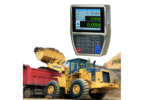 Dust Proof Stainless Steel Wheel Loader Weigher, Dynamic Sholve Loader Weighing Scales With 640×480 TFT Color Display