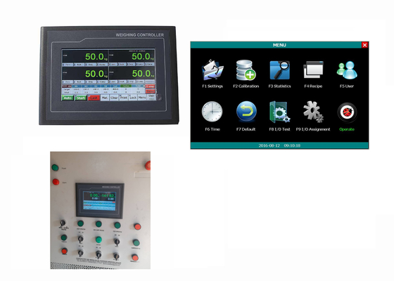 TFT Batching Weighing Controller With Panel Mounted Box And USB Port Connected