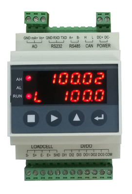 Guide Rail Digital Weight Indicator / Force Measuring LEd Control Module