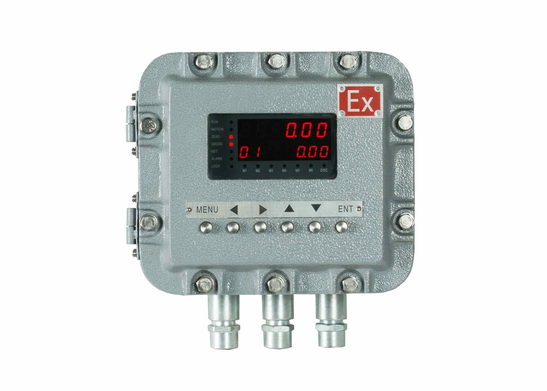 LED Display With Rs232 Mini Explosion Proof Digital Weight Indicator For 4 Material Ration Batching