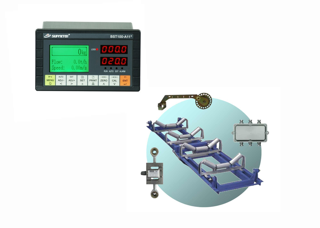 Eight Loadcell Connectable Belt Scale Controller Zero Calibration And Panel Mounted
