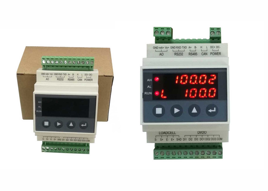 High Accuracy DC24V Guide Rail Weighing Module With Weight / Force Display