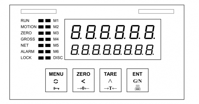 High Anti Jamming Capability Weighing Scale Indicator , Smart Load Batch Controller