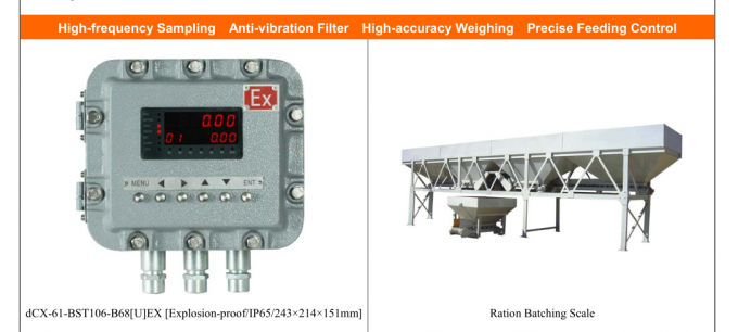 High Anti Jamming Capability Weighing Scale Indicator , Smart Load Batch Controller