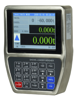 Wheel Loader Weighing Indicator Controller Stainless Steel Material ARM CPU System