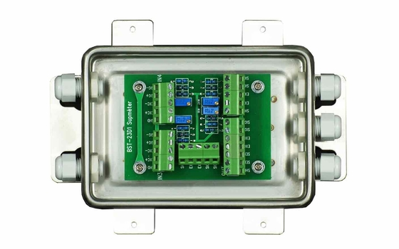 IP65 Load Cell Summing Box , Scale Junction Box Max 85%RH Relative Humidity