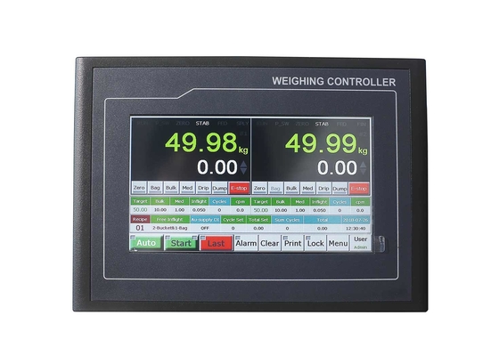 LCD Display Touch Screen Granule Bagging Controller Indicator With MODBUS RTU / HMI Display / RS232 Port