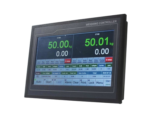 LCD Display Touch Screen Granule Bagging Controller Indicator With MODBUS RTU / HMI Display / RS232 Port