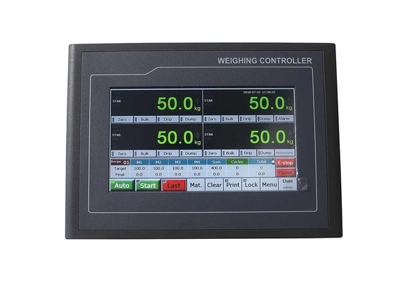 HMI Load Cell Display And Controller With 4 Material & 2 Speed Feeding