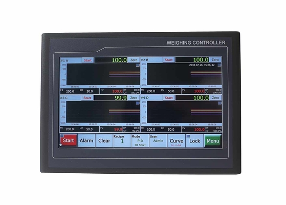 1/4-CH TFT - Touch Force Measuring Weighing Scale Indicator , Digital Weighing Controller