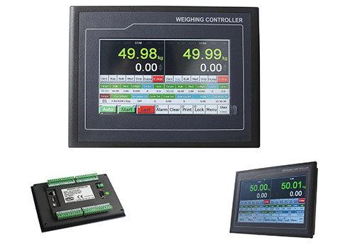 Packing Machine Weighing Controller With 2- Scale TFT Touch Screen For Sugar Factory