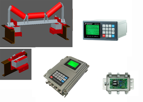 Multifunction Wall Mounted LCD Display Conveyor Belt Weighing System