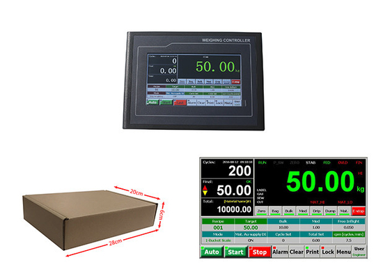 Ration Packing Scales Bagging Weighing Controller, With Touch Screen