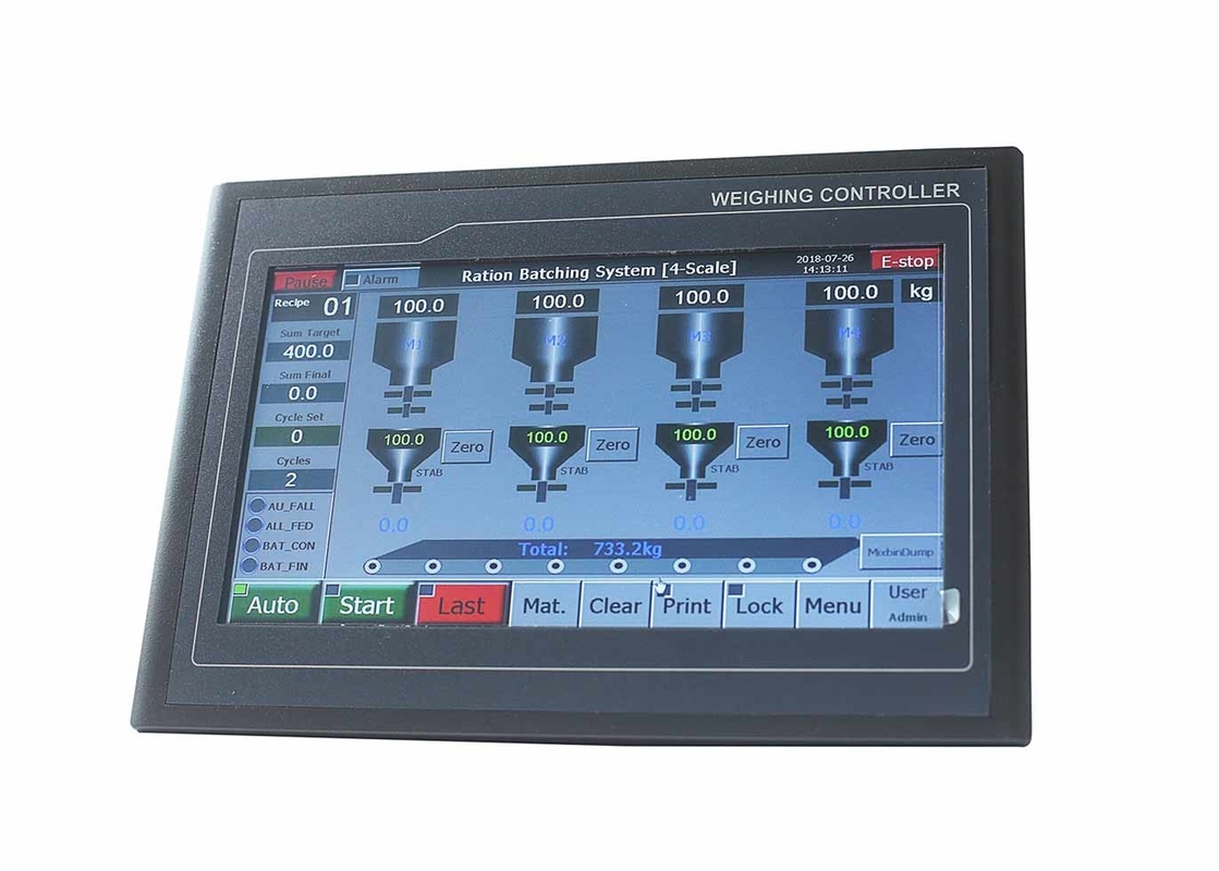 2 Material Ration Batching Controller , Digital Weight Indicator Controller