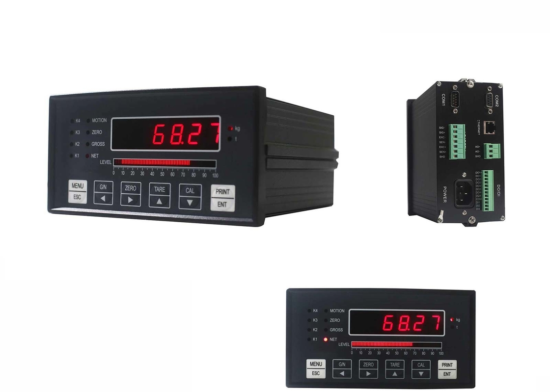 Material Level Electronic Weighing Indicator Controller 8 Load Cell Connectable
