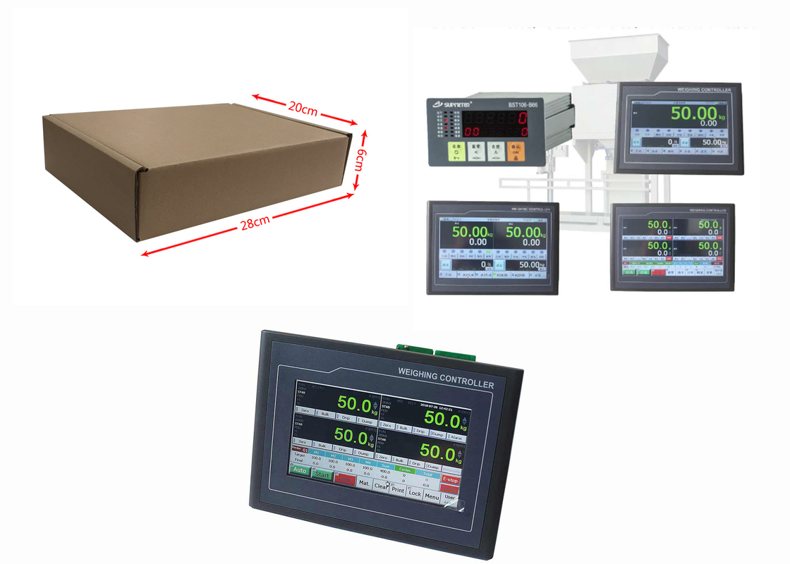 CE Approved Double Hopper Bag Filling Weighing Controller