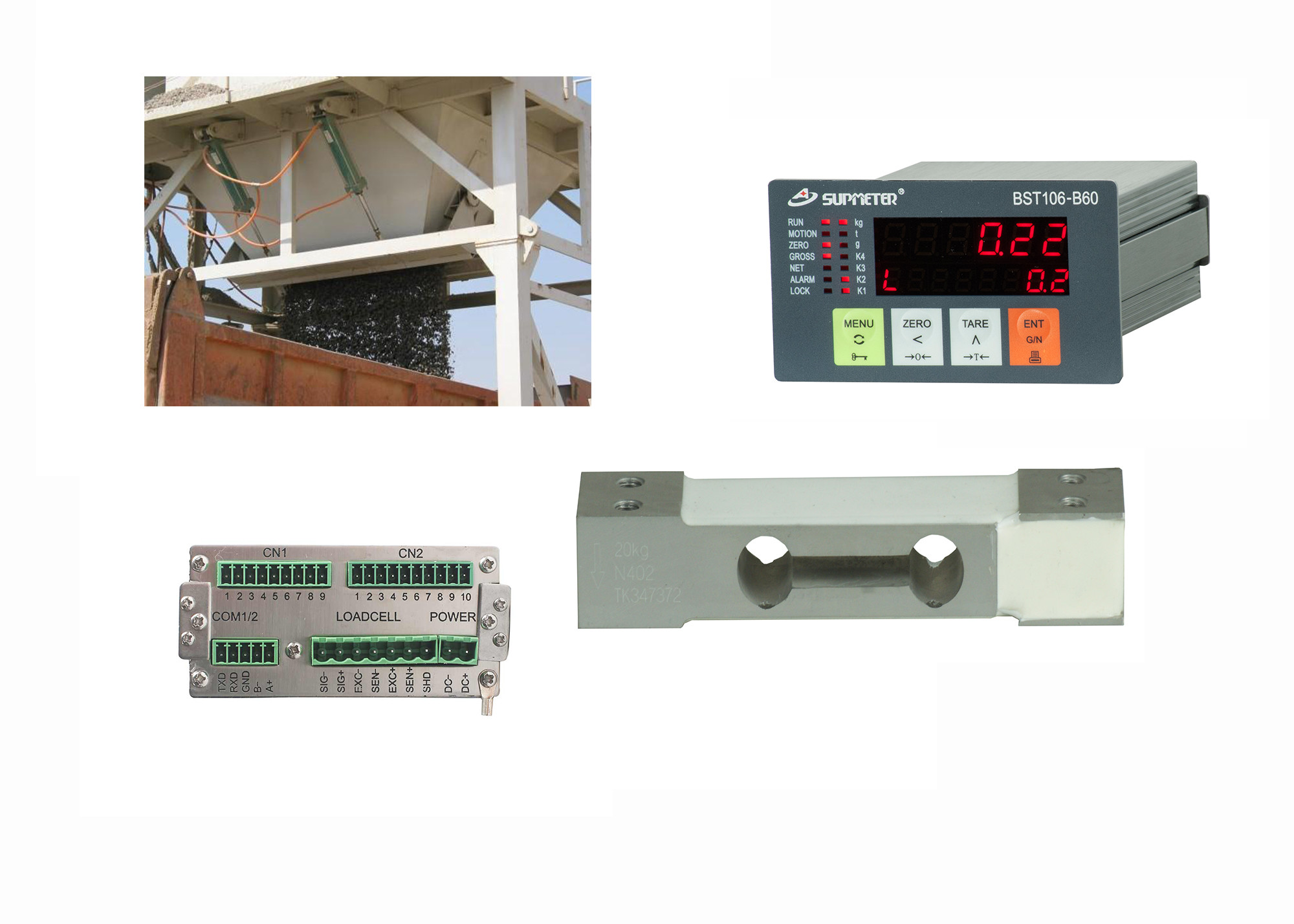 High Accuracy Grade Ao 4-20mA Electronic Weighing Indicator High ...