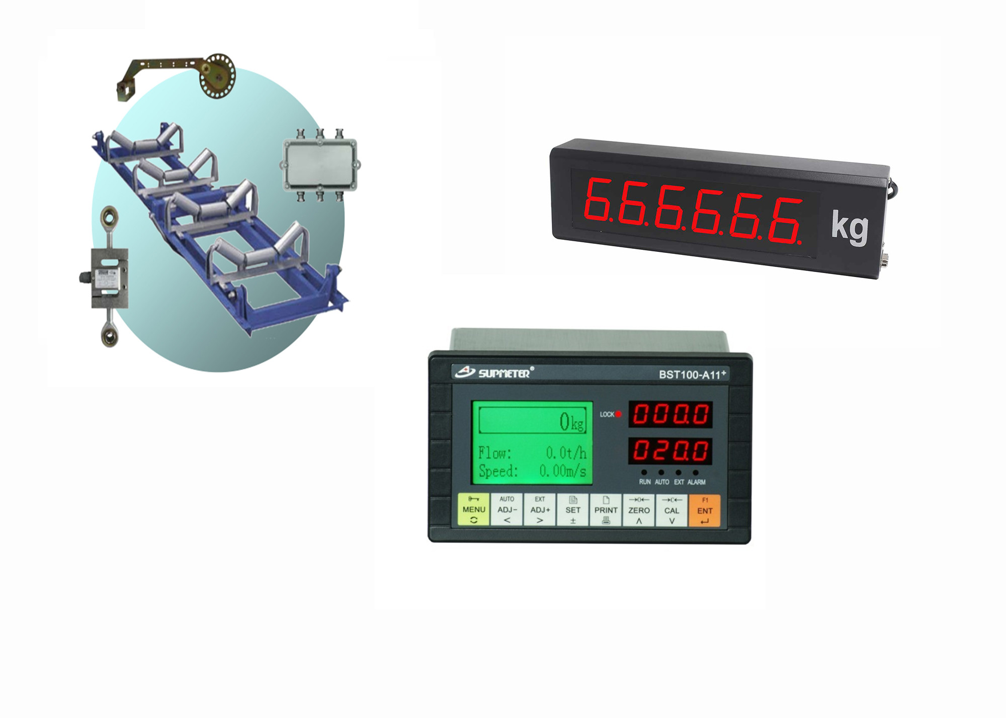 Ao 4-20Ma Belt Scale Weighing Indicator Controller Zero Calibration And ...